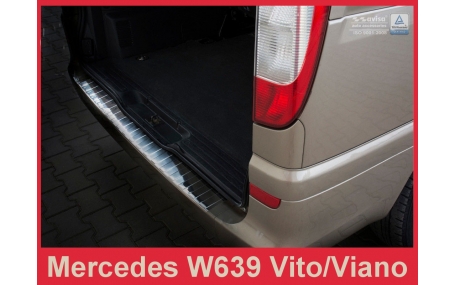 Накладка на задний бампер Mercedes Vito W639