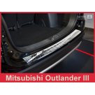 Накладка на задний бампер Mitsubishi Outlander