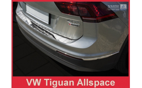 Накладка на задний бампер Volkswagen Tiguan