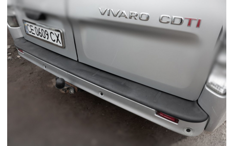 Накладка на задний бампер Renault Trafic