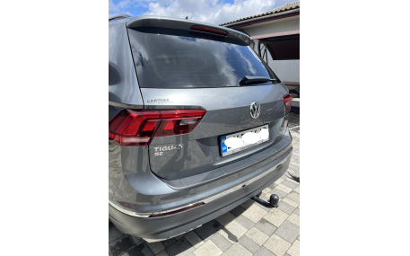 Накладка на задний бампер Volkswagen Tiguan