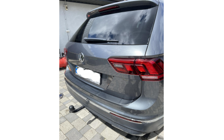 Накладка на задний бампер Volkswagen Tiguan