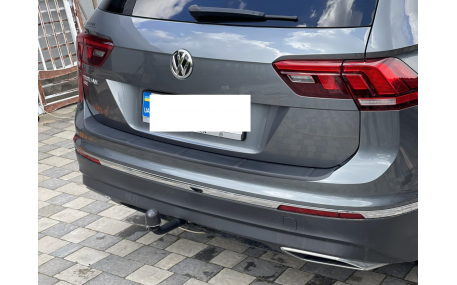 Накладка на задний бампер Volkswagen Tiguan