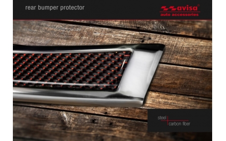 Накладка на задний бампер Volvo XC90