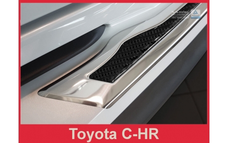 Накладка на задний бампер Toyota C-HR