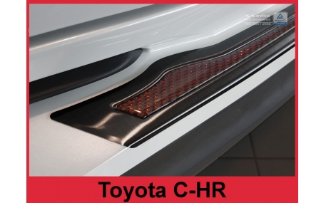Накладка на задний бампер Toyota C-HR