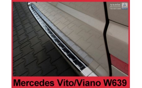 Накладка на задний бампер Mercedes Vito W639