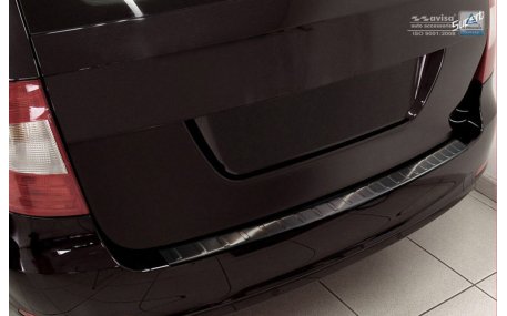 Накладка на задний бампер Skoda Superb