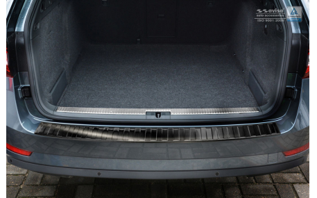 Накладка на задний бампер Skoda Superb
