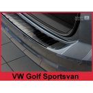 Накладка на задний бампер Volkswagen Golf 7
