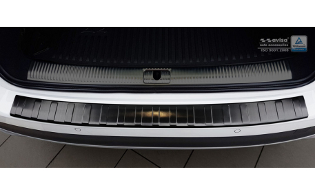 Накладка на задний бампер Audi A4 B9