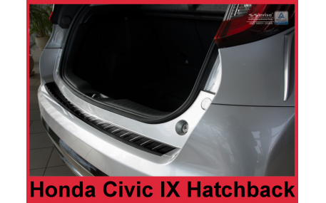 Накладка на задний бампер Honda Civic