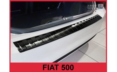Накладка на задний бампер Fiat 500