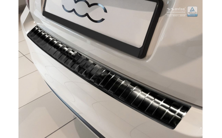 Накладка на задний бампер Fiat 500