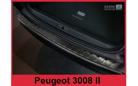 Накладка на задний бампер Peugeot 3008