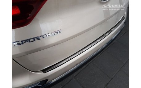 Накладка на задний бампер Kia Sportage 2018-2021