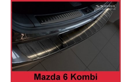Накладка на задний бампер Mazda 6