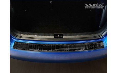 Накладка на задний бампер Skoda Fabia