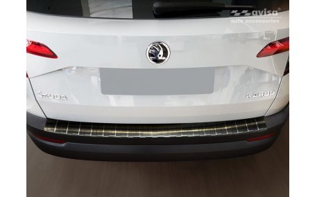 Накладка на задний бампер Skoda Karoq