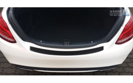 Накладка на задний бампер Mercedes C-class W205