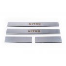 Накладки на пороги Dodge Nitro