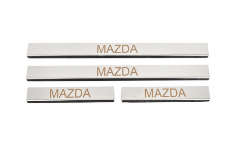Накладки на пороги Mazda 6