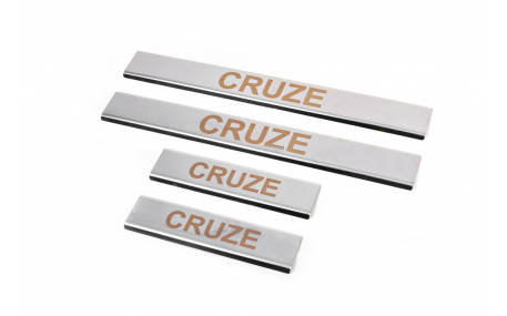 Накладки на пороги Chevrolet Cruze