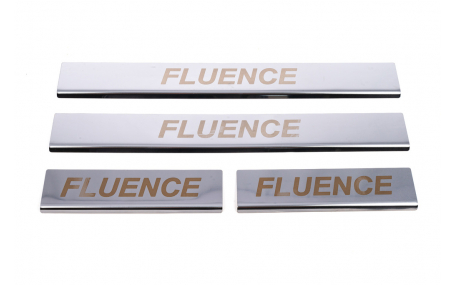 Накладки на пороги Renault Fluence