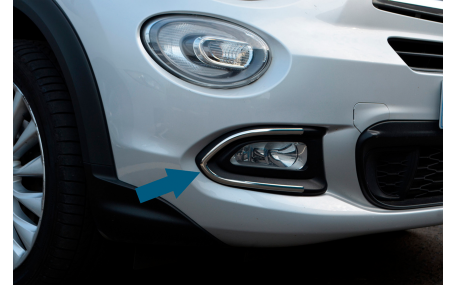 Хром накладки Fiat 500X