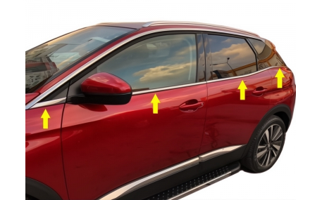 Хром накладка Peugeot 3008