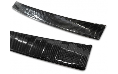 Накладка на задний бампер Fiat 500