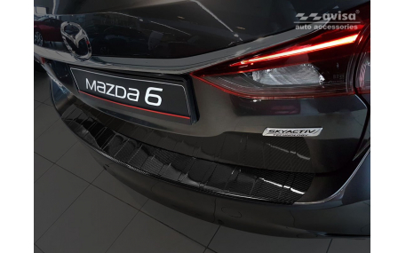 Накладка на задний бампер Mazda 6