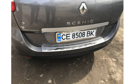 Накладка на задний бампер Renault Grand Scenic
