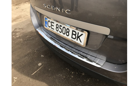 Накладка на задний бампер Renault Grand Scenic