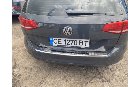 Накладка на задний бампер Volkswagen Passat B8