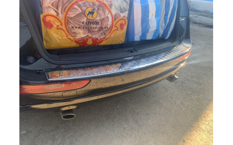 Накладка на задний бампер Audi Q5