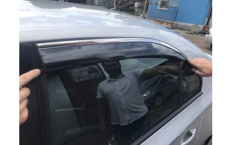 Дефлекторы окон Skoda Rapid