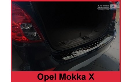 Накладка на задний бампер Opel Mokka 2016-2020