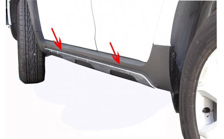 Хром накладки Renault Duster