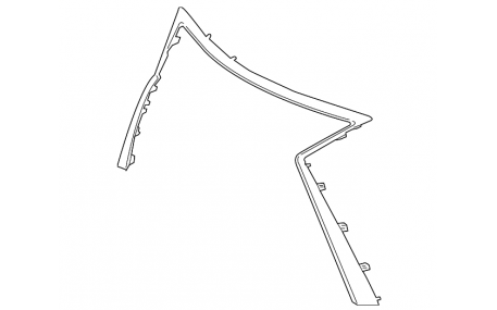 Решетка радиатора Lexus RX 2016-2019