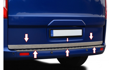 Хром накладки Ford Custom