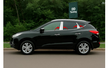 Хром накладки Hyundai ix35