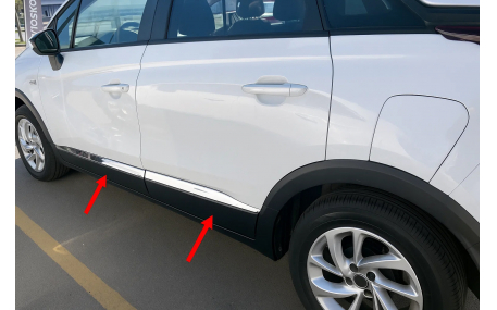 Хром накладки Opel Crossland X