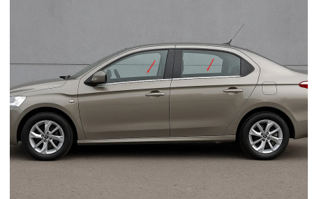 Хром накладки Peugeot 301