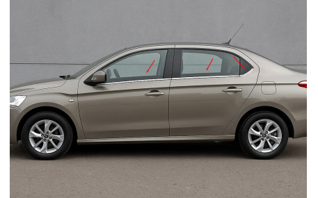 Хром накладки Peugeot 301