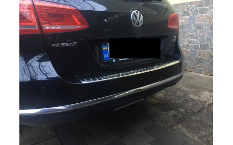 Накладка на задний бампер Volkswagen Passat B7