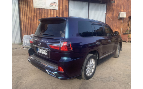Накладки на бампера Lexus LX570 2016-2021