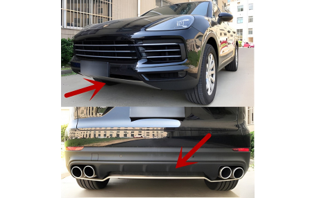 Накладки на бампера Porsche Cayenne 959