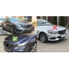Решетка радиатора Mercedes E-class W212 2013-2016
