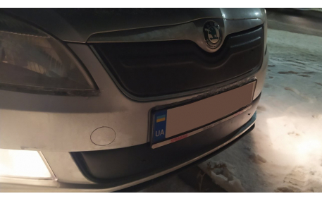 Зимняя накладка на решетку Skoda Fabia